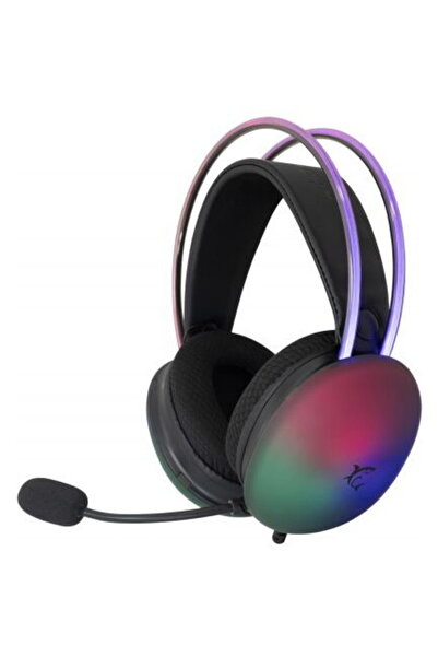 white shark FIREFLY, Căști cu fir, RGB, Negru