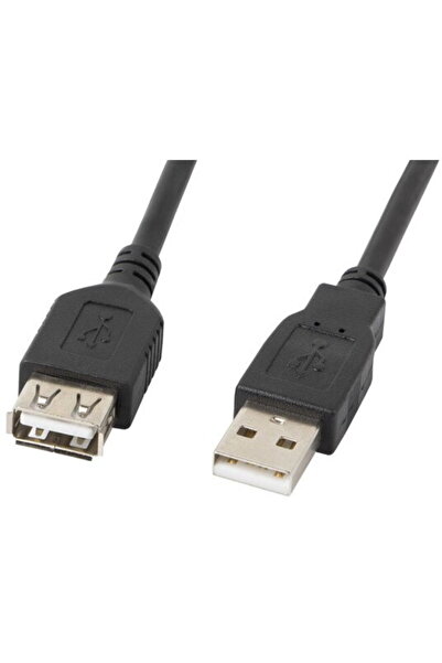 Lanberg CA-USBE-10CC-0050-BK USB cable 5 m USB 2.0 USB A Black
