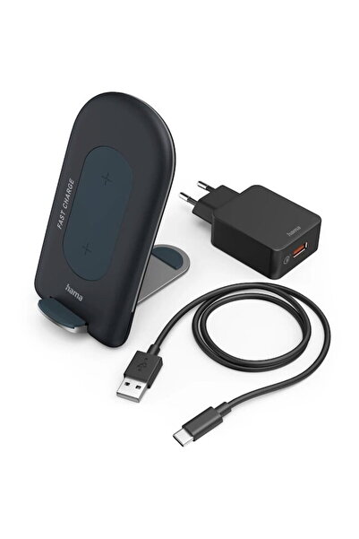 Hama QI-FC15S USB-C Qi 15W Gray