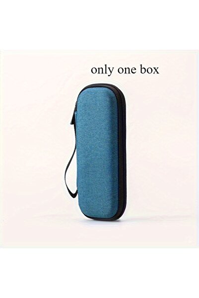 Choice حقيبة سفر زرقاء عتيقة لماكينة الحلاقة - حقيبة تخزين صلبة من مادة EVA ل...