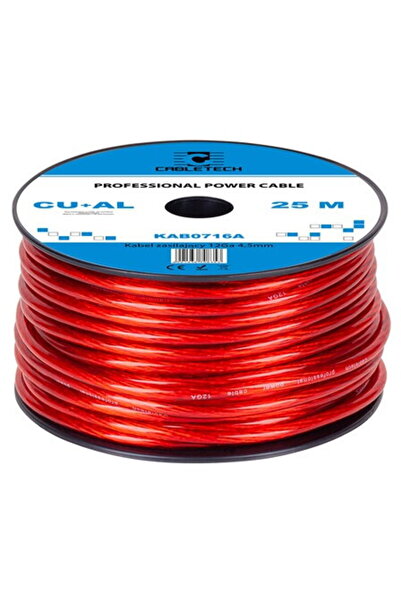 Cabletech CABLU PUTERE CU-AL 12GA (4.5MM/3.31MM2) 25M R