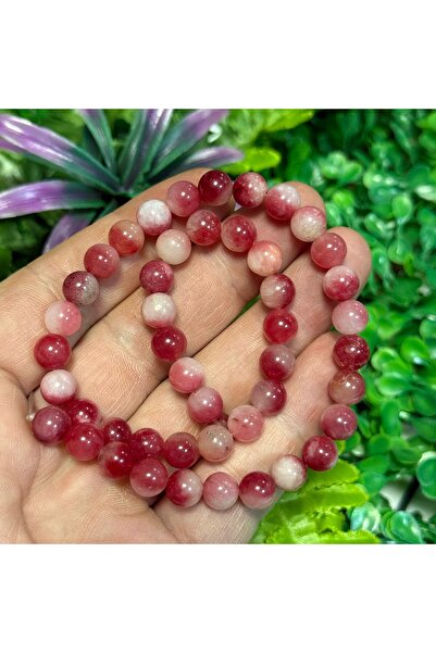 TAŞ UZMANI حجر كوارتز ملون من رودوكروزيت كوري 8 ملم