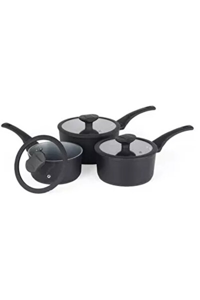 RUSSELL HOBBS RH02131EU7 Crystaltech tall saucepan set 3pcs