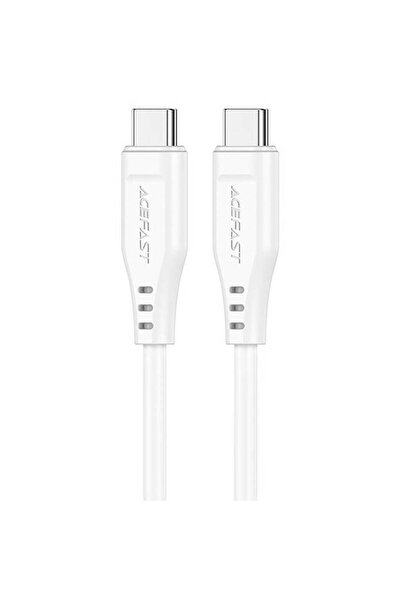 Acefast C3-03 USB-C/USB-C, 1,2 m, 60 W, 3 A, Alb