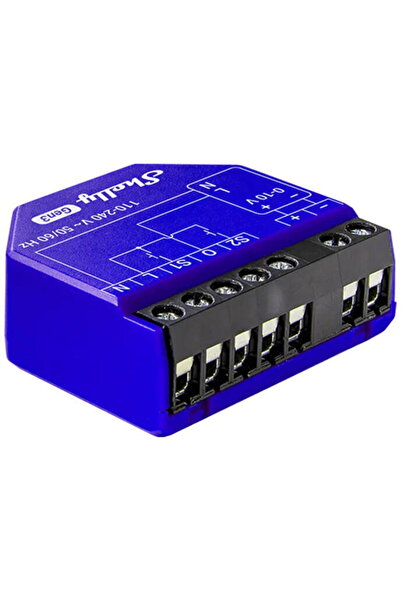 Shelly Controler 0/1-10V PM Gen3 Albastru