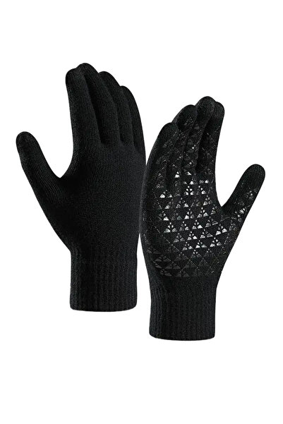 EFAYN.RO Touch screen gloves, non-slip, unisex, universal size, black, EFAYN