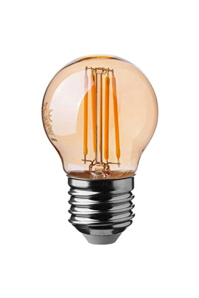 V-TAC BEC LED G45 E27 4W CU FILAMENT 2200K ALB CALD