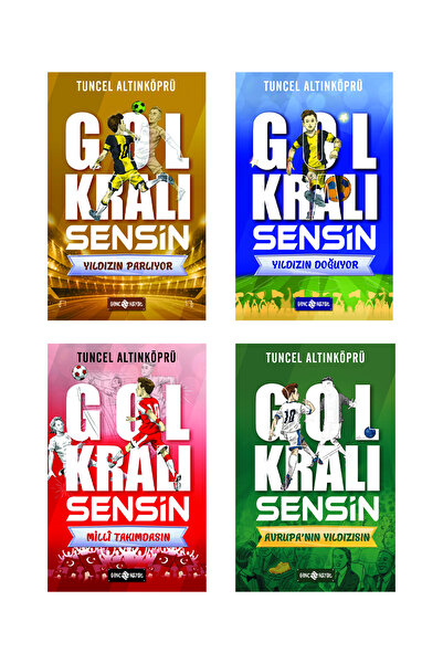 Genç Hayat Yayınları GOL KRALI SENSİN SETİ - 4 KİTAP