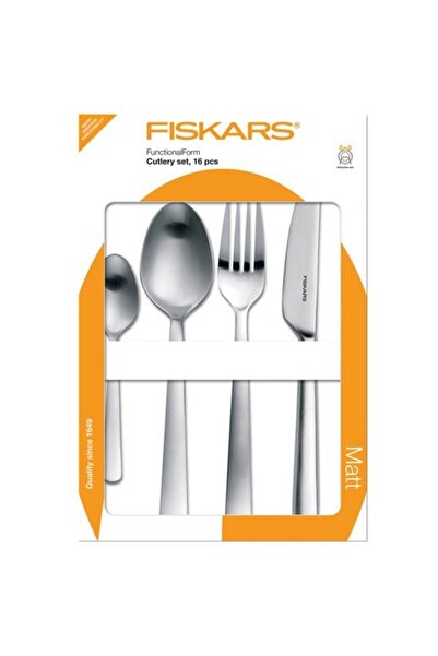 FiSKARS Functional Form cutlery set, 16 pieces, matte