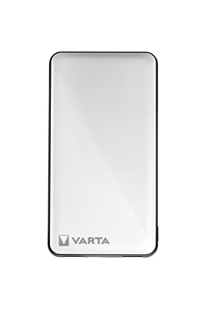 Varta Energie, 10000 mA, Încărcare standard (5V), Alba Gri
