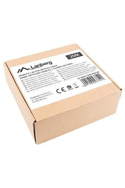 Lanberg Cablu optic CA-HDMI-30FB-0200-BK HDMI M/M 20m v2.1 8K AOC