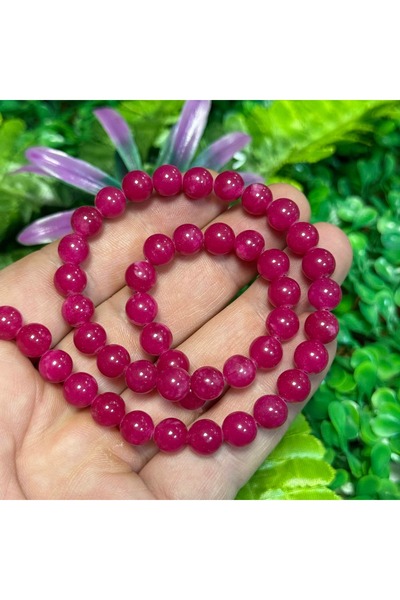 TAŞ UZMANI حجر كوارتز ملون من رودوكروزيت كوري 8 ملم