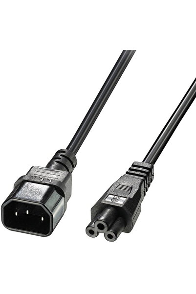 LİNDY Cablu prelungitor de alimentare IEC C5, 2m, negru