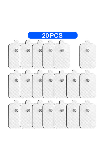 Choice6 20 قطعة من وسادات جل بديلة لأجهزة العلاج الطبيعي TENS لتحفيز العضلات،...