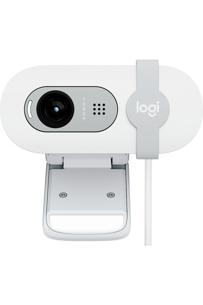 logitech Brio 100, Full HD 1080p, 30 fps, Alb