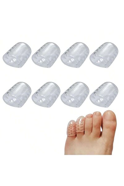 Choice 8 قطع من أنابيب السيليكون لحماية أصابع القدم الصغيرة من مسامير القدم و...