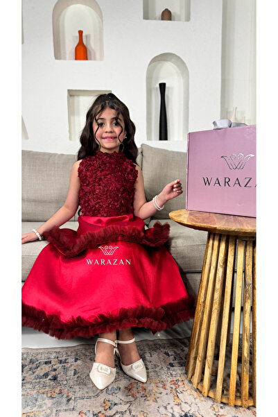 Warazan فستان انيق بتدخيلة ورود