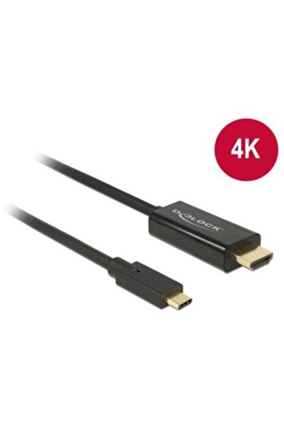 DELOCK Cablu USB Type-C mascul > HDMI mascul (DP Alt Mode) 4K 30 Hz 1m negru