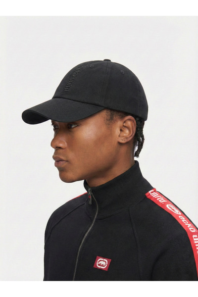 ecko unltd. قبعة بيسبول سوداء مطرزة للجنسين من بارتولو