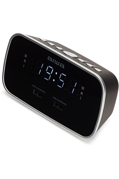 Aiwa Ceas cu alarma si radio CRU-19BK Negru