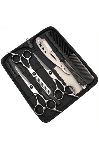 Choice5 مقص شعر احترافي عالي الجودة من يين هي K-3، موديل C1001 - مصنوع من الف...