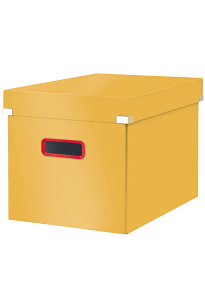 Leitz Cosy Click & Store storage box, laminated cardboard, foldable, with lid...