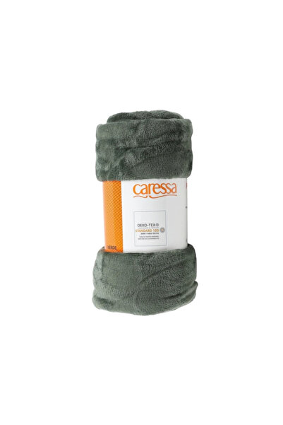 Caressa Bed blanket, TL062127, 130 x 160 cm, polyester, green