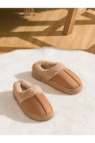 LC Waikiki Timeless Clothing & Timeless Choices Suede-Look Women's House Slip...