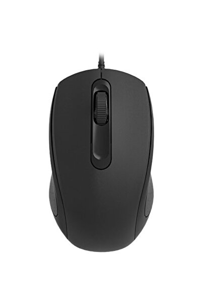 Omega OM441B – Mouse optic cu fir USB, 1200 DPI, 3 butoane + scroll, negru