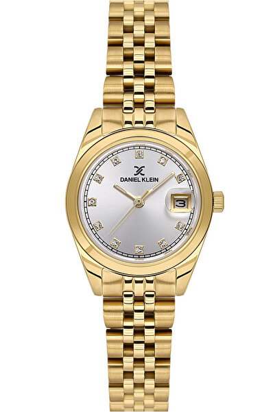 Daniel Klein Kadın Kol Saati Tam Çelik Kasa Kordon 3 ATM Su Geçirmez Şık Tasarım