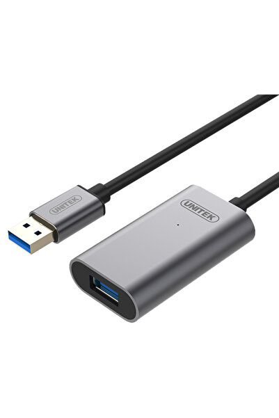 Unitek Active USB 3.0 extension cable, 10m, Alu., Y-3005