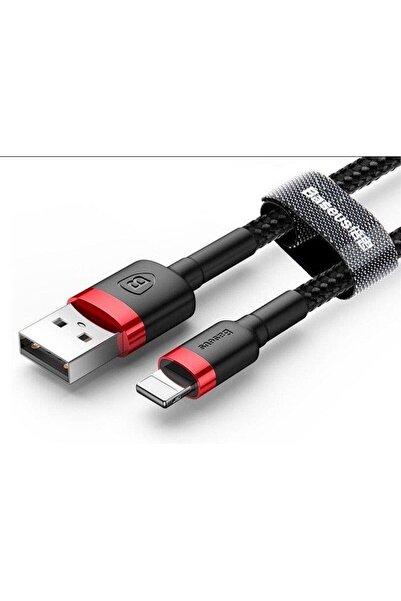 Baseus CALKLF-C19 Lightning M - USB 2.0 M; 2m; Negru
