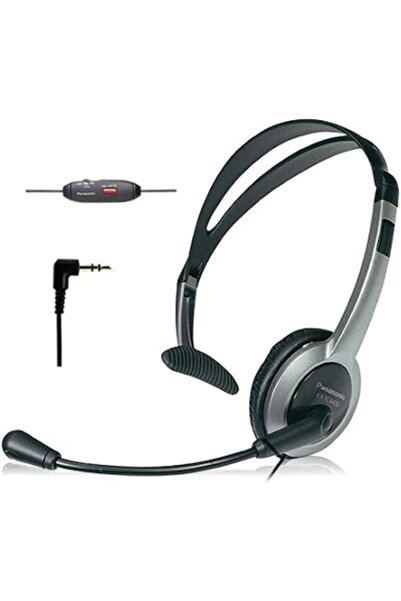 PANASONIC RP-TCA430E-S, Mono Headset with Microphone, Black, 2.5 mm Jack