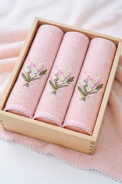 Motif Mağaza Set de 3 prosoape pentru mâini/față 30x50 cm 100% BUMBAC MicroCo...