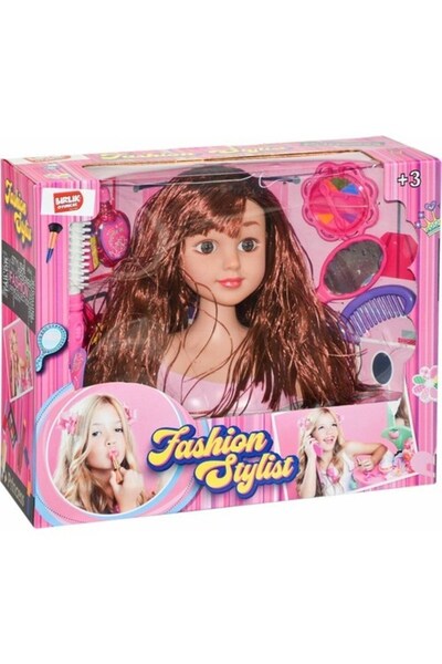 TOYSTURKA Oyuncak Büst Bebek Güzellik Seti Esmer