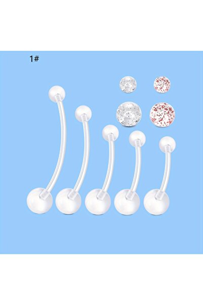 Choice Geometric Body Navel & Bell Button Rings 9PCS A Maternity Belly Pierci...