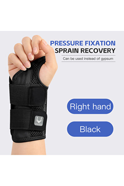 Choice5 واقي معصم أسود اللون، مقاس L-XL، أسود اللون، لليد اليمنى، لتخفيف آلام...