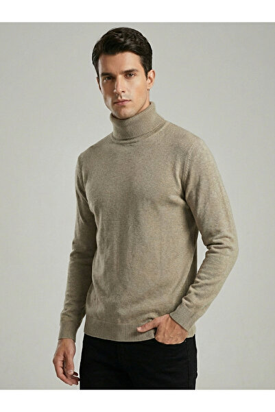 dcn giyim 1985 Men's Full Turtleneck Cotton Sweater-20503