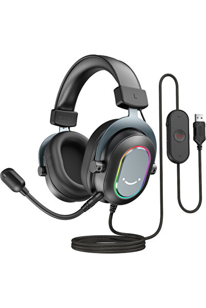 Fifine 7.1 Surround 3 EQ Modes Omnidirectional Microphone Black