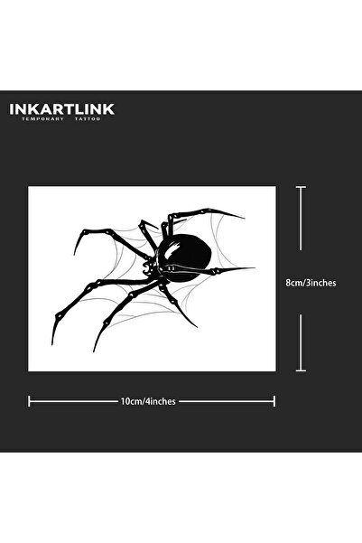 Choice 891-0810M Spider Temporary Tattoo Sticker, Realistic Waterproof Design...