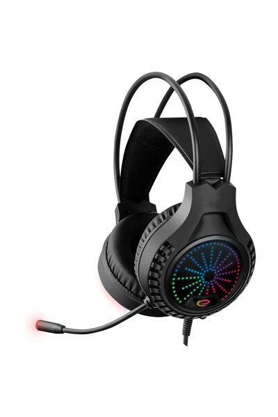 ESPERANZA EGH5000, Mufă 3,5 mm, USB 2.0, Microfon, Negru