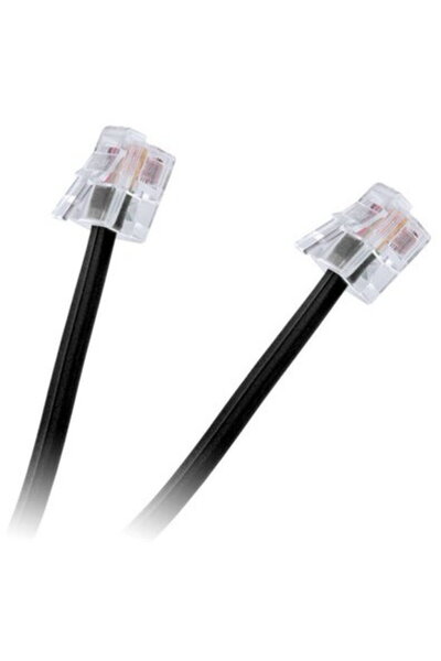 Generic 15M BLACK EXTENSION TELEPHONE CABLE