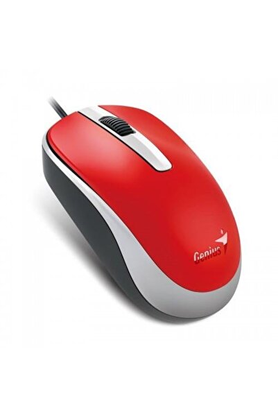 GENIUS optical wired mouse DX-120, Red