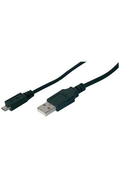 Digitus Cablu USB AK-300110-018-S 1,8 m 2.0 USB A Micro-USB B Negru