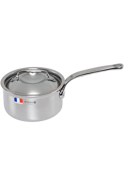 De Buyer Affinity Casserole Stainless Steel with lid 16 cm