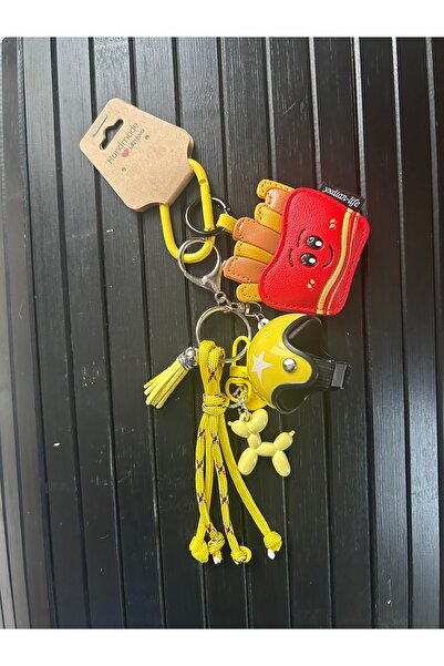 OEM إكسسوار حقيبة مفاتيح بتصميم شرائح رقائقية، إكسسوار حقيبة يد بتصميم ساحر