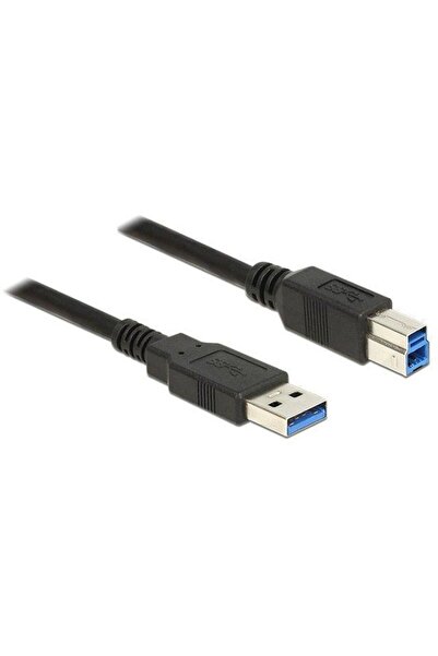 DELOCK Cablu USB 3.0 Tip-A mascul > USB 3.0 Tip-B mascul 0.5 m negru