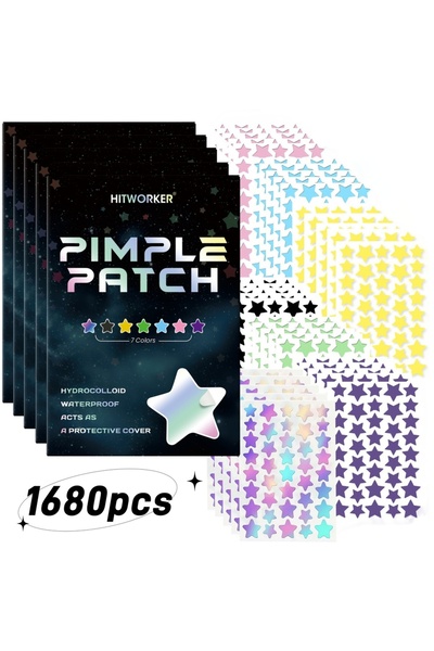 Choice1 1680 قطعة من لصقات حب الشباب - لطيفة وغير مهيجة، تغطي حب الشباب والشو...