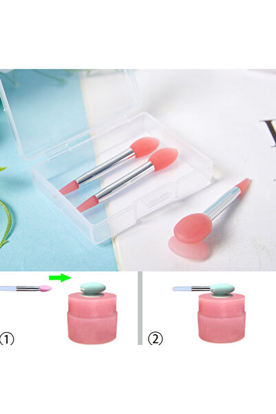 Choice Onesize 3PCS Silicone Lip Balms Lip Mask Brush With Sucker Dust Cover ...