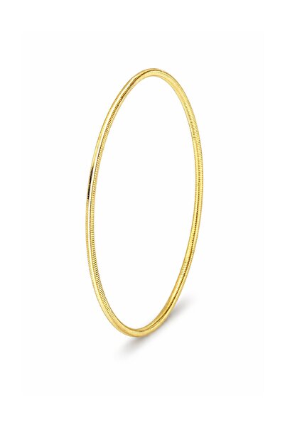 Söğütlü Silver 925 Ayar Gümüş Bilezik 1 ADET Altın Kaplama Ajda Model Bilezik...